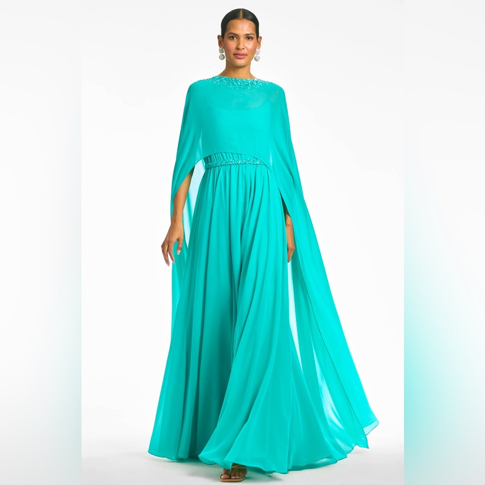 SACHIN & BABI Lavinia Gown - Bahama Blue